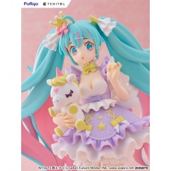 Hatsune Miku Tenitol PVC Statue Hatsune Miku Yumekawa Princess Lavender Ver. 21 cm | 4580736407510