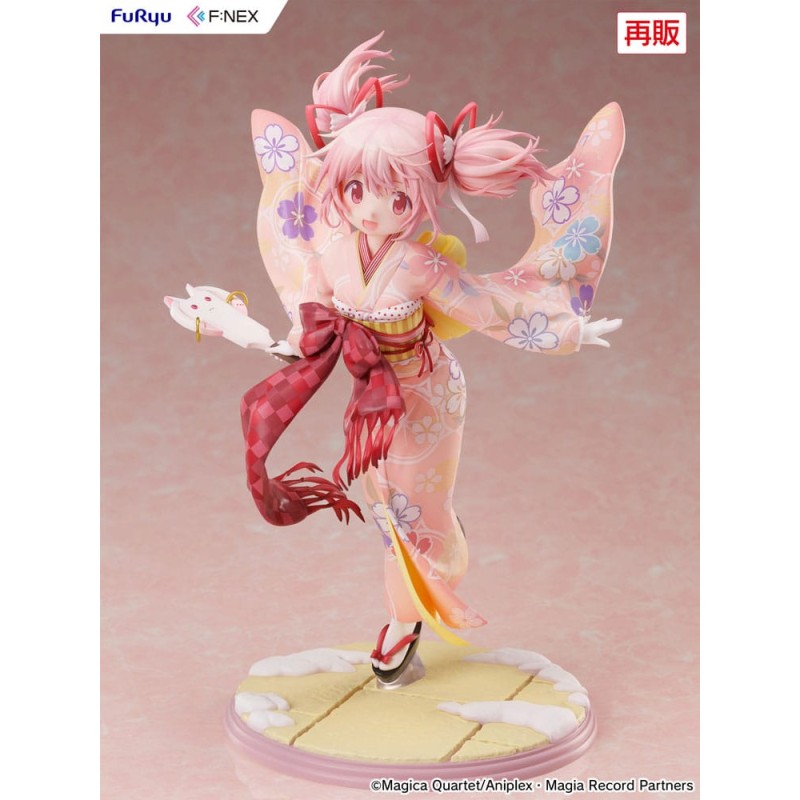 Puella Magi Madoka Magica Side Story Magia Record PVC Statue 1/7 Madoka Kaname Kimono Ver. 22 cm | 4571623518228