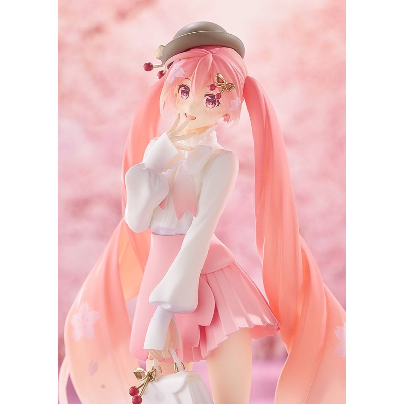 Character Vocal Series 01: Hatsune Miku Pop Up Parade PVC Statue Sakura Miku: Hanami Outfit Ver. 23 cm             | 4571697182141