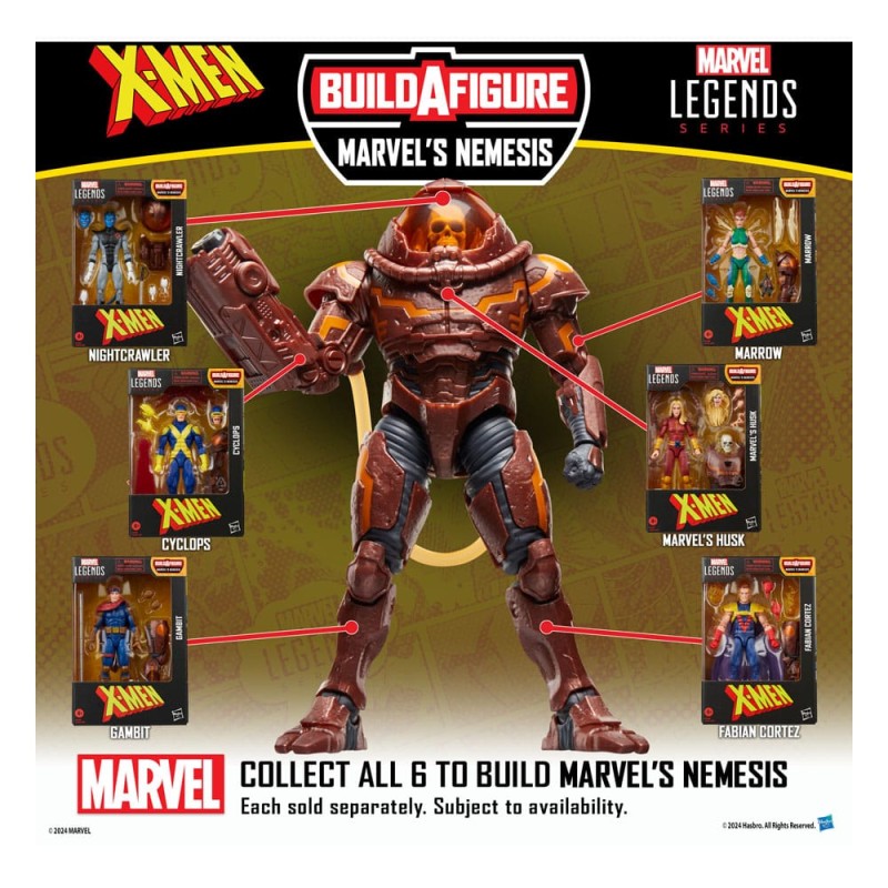 X-Men Marvel Legends Action Figure Nightcrawler (BAF: Marvel's Nemesis) 15 cm | 5010996282897