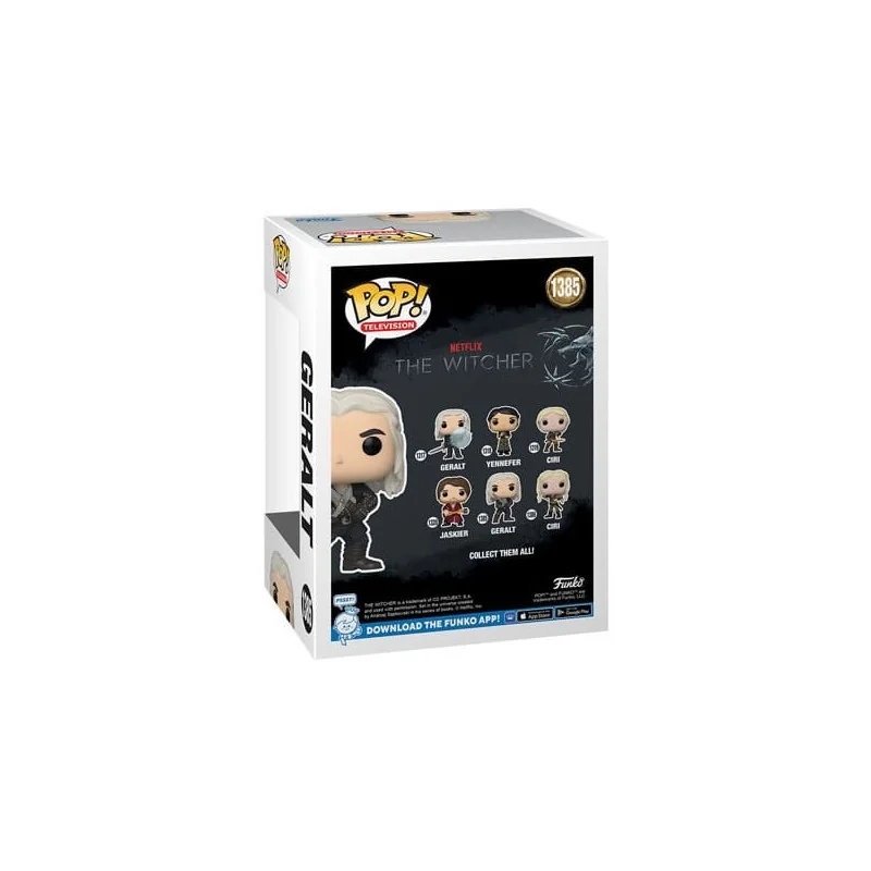 De Witcher-figuur Funko POP! Geralt Vinyl TV 9 cm | 889698742467