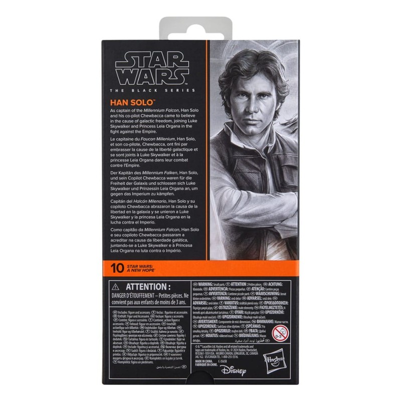 Star Wars Episode IV Black Series Action Figure Han Solo 15 cm | 5010996309297