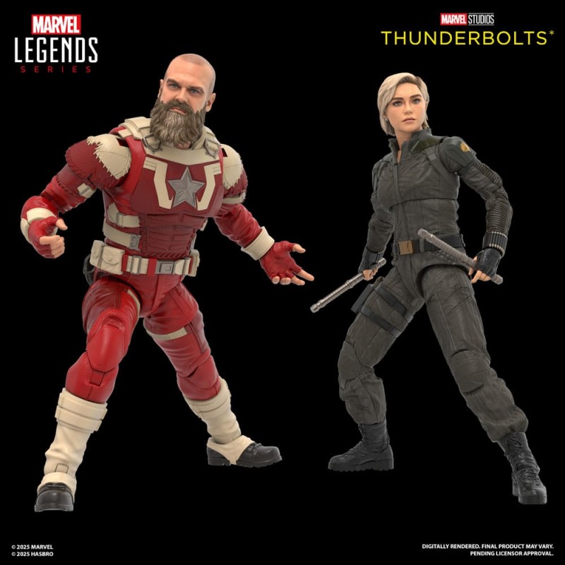 Thunderbolts Marvel Legends Action Figure 2-Pack Yelena Belova & Red Guardian 15 cm | 5010996324726