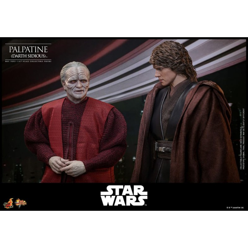 Star Wars, épisode III : La Revanche des Sith figurine 1/6 Palpatine (Darth Sidious) 29 cm | 4895228621610