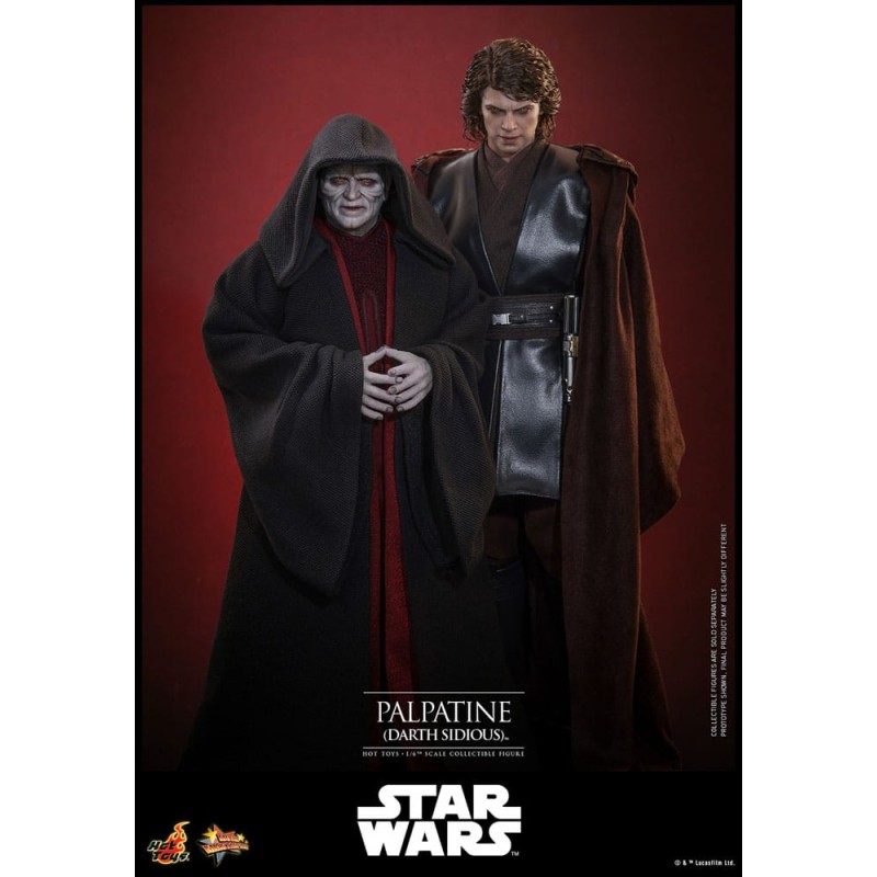 Star Wars, épisode III : La Revanche des Sith figurine 1/6 Palpatine (Darth Sidious) 29 cm | 4895228621610