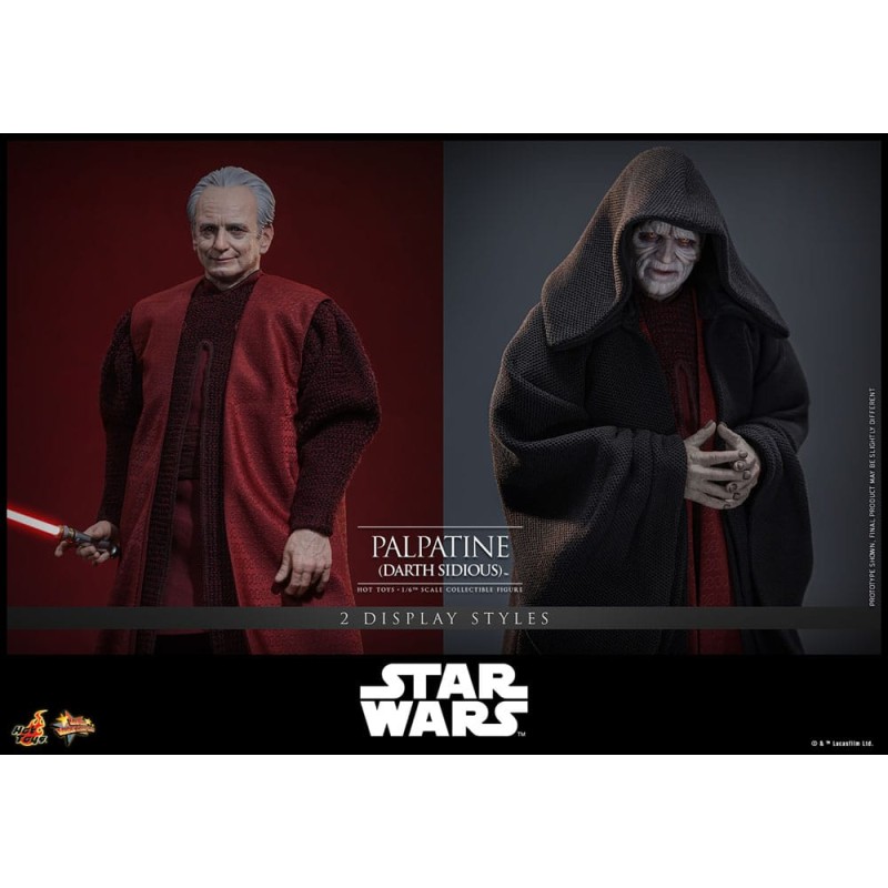 Star Wars, épisode III : La Revanche des Sith figurine 1/6 Palpatine (Darth Sidious) 29 cm | 4895228621610