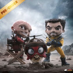Deadpool & Wolverine Mini Co. PVC Figure Deadpool and Wolverine set Unmasked 14 cm  | 0618231955817