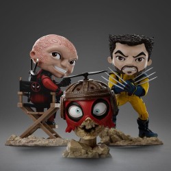 Deadpool & Wolverine Mini Co. PVC Figure Deadpool and Wolverine set Unmasked 14 cm  | 0618231955817
