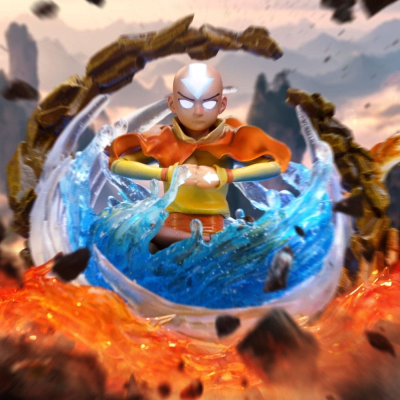 Avatar: The Last Airbender Art Scale Statue 1/10 Aang 21 cm  | 0618231956678