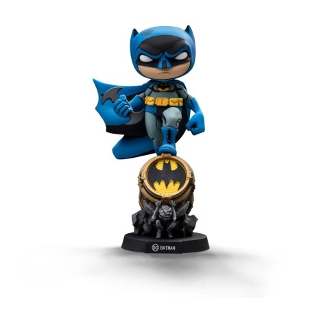 Batman Mini Co. PVC Figure Batman on Bat-Signal (Blue Variant) 15 cm | 0618231957446