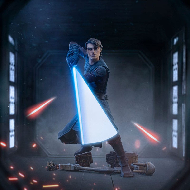 Star Wars: The Clone Wars Deluxe Art Scale Statue 1/10 Anakin Skywalker 19 cm         | 0618231957880