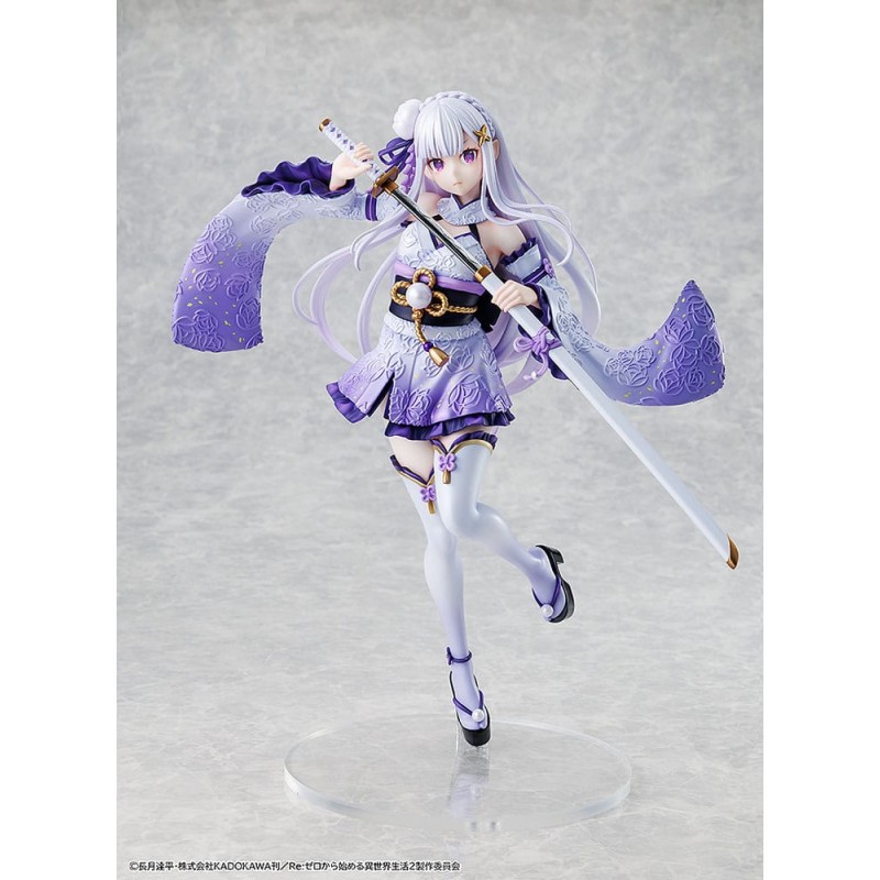 Re:ZERO -Starting Life in Another World- statuette PVC 1/7 Emilia Combat Outfit ver. 24 cm | 4935228698660