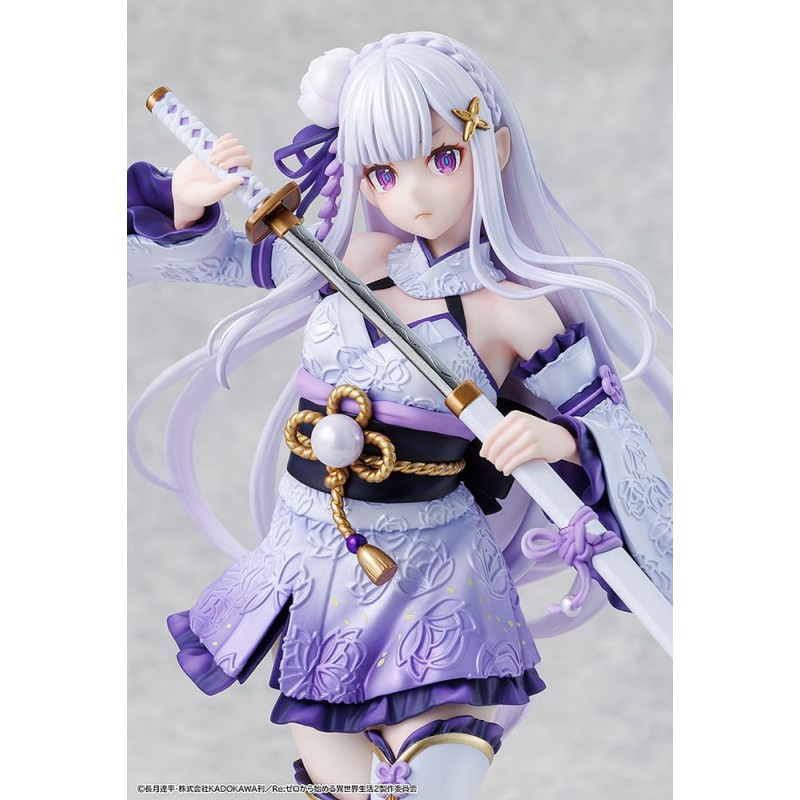 Re:ZERO -Starting Life in Another World- statuette PVC 1/7 Emilia Combat Outfit ver. 24 cm | 4935228698660