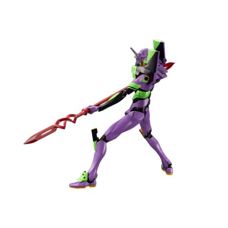Evangelion: 3.0 + 1.0 Thrice Upon a Time figurine Plastic Model Kit 1/400 Evangelion Test Type-01 with Spear of Cassius 19 cm | 4934054048786