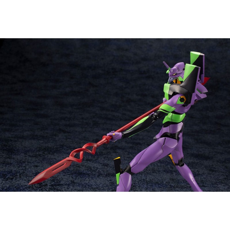 Evangelion: 3.0 + 1.0 Thrice Upon a Time figurine Plastic Model Kit 1/400 Evangelion Test Type-01 with Spear of Cassius 19 cm | 4934054048786