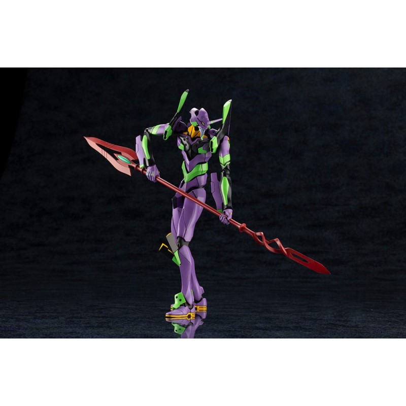 Evangelion: 3.0 + 1.0 Thrice Upon a Time figurine Plastic Model Kit 1/400 Evangelion Test Type-01 with Spear of Cassius 19 cm | 4934054048786