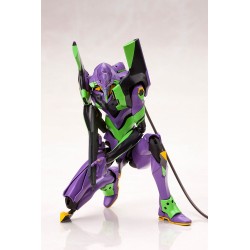 Evangelion: 3.0 + 1.0 Thrice Upon a Time figurine Plastic Model Kit 1/400 Evangelion Test Type-01 with Spear of Cassius 19 cm | 4934054048786