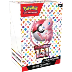 Pokémon - Scarlet & Violet 151 (EV3.5) - 6 Booster Bundle FR