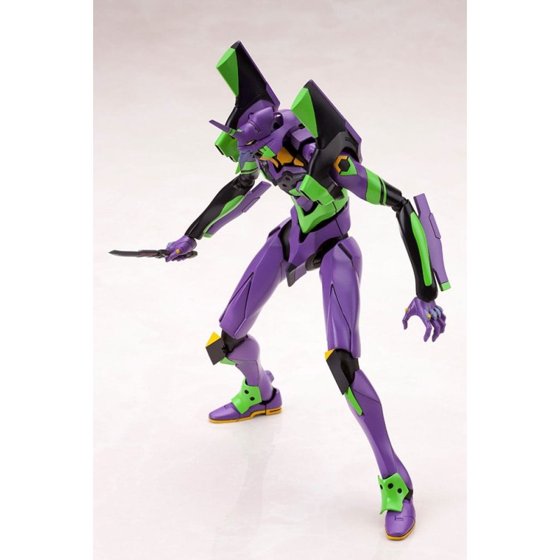 Evangelion: 3.0 + 1.0 Thrice Upon a Time figurine Plastic Model Kit 1/400 Evangelion Test Type-01 with Spear of Cassius 19 cm | 4934054048786