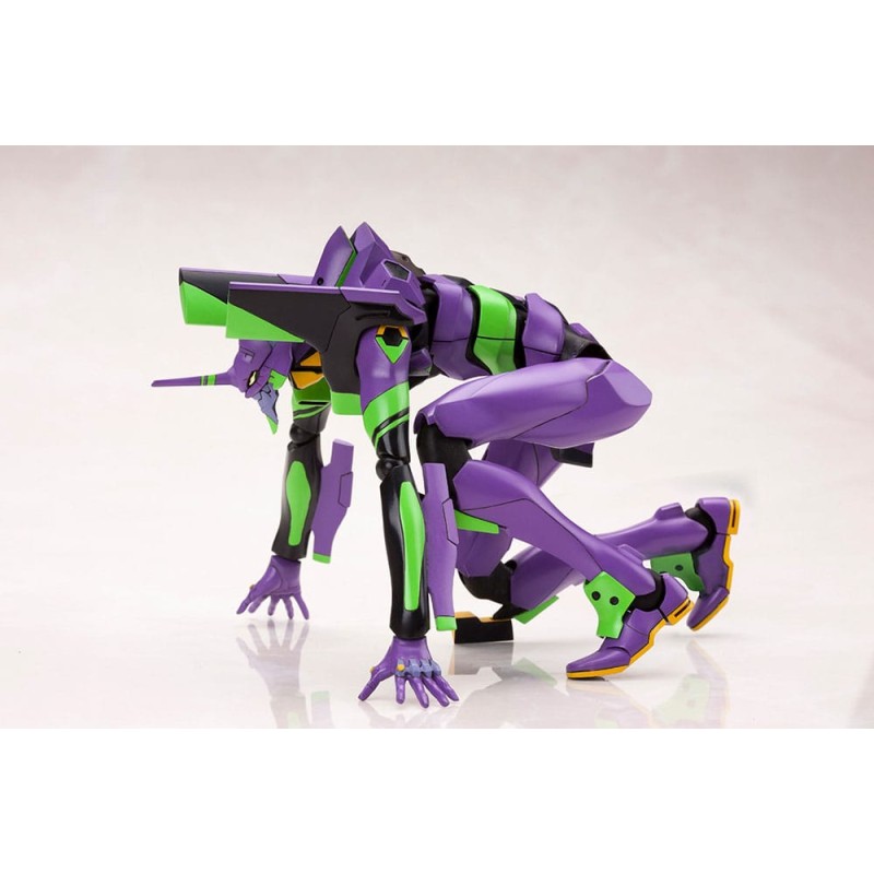 Evangelion: 3.0 + 1.0 Thrice Upon a Time figurine Plastic Model Kit 1/400 Evangelion Test Type-01 with Spear of Cassius 19 cm | 4934054048786