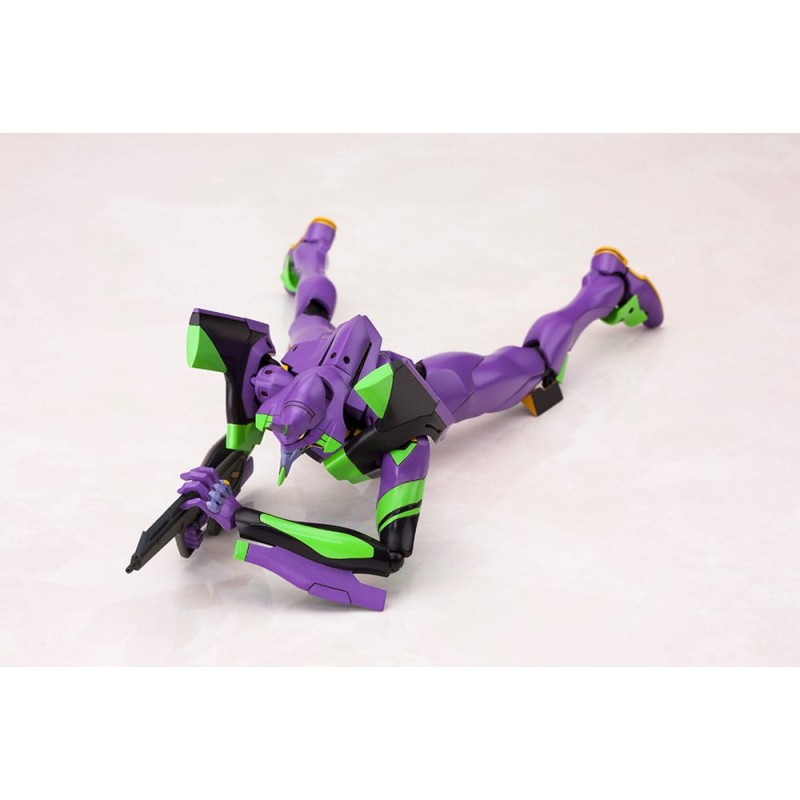 Evangelion: 3.0 + 1.0 Thrice Upon a Time figurine Plastic Model Kit 1/400 Evangelion Test Type-01 with Spear of Cassius 19 cm | 4934054048786