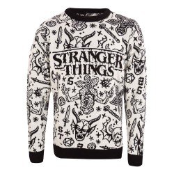 Stranger Things Sweatshirt Christmas Jumper Collage Size XL | 5056599748255