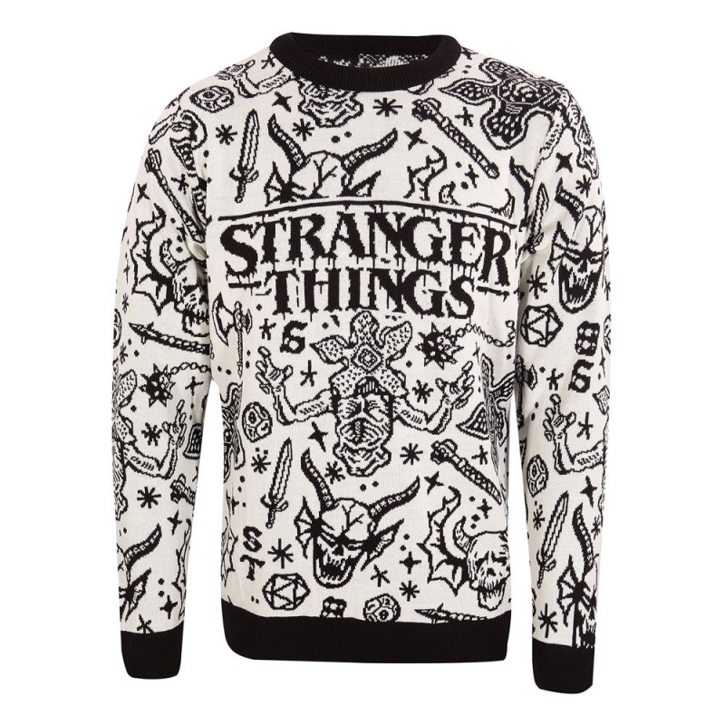 Stranger Things Sweatshirt Christmas Jumper Collage (XL) | 5056599748255