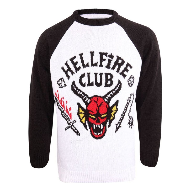 Stranger Things Sweatshirt Christmas Jumper Hellfire Club (XL) | 5056599748408