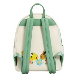 Pokemon by Loungefly Mini Backpack Pikachu & Eevee Floral | 0671803507845