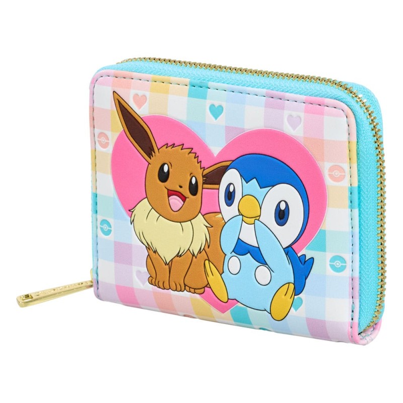 Pokemon by Loungefly Porte-monnaie Piplup and Eevee Friends  | 0671803467156