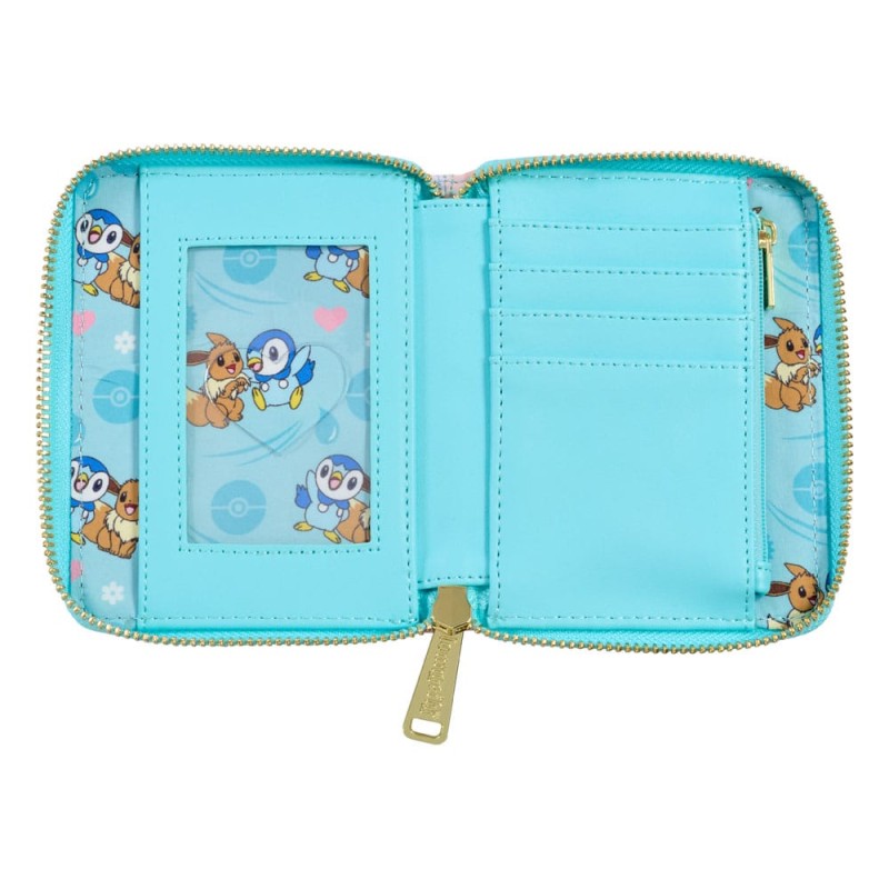 Pokemon by Loungefly Porte-monnaie Piplup and Eevee Friends  | 0671803467156