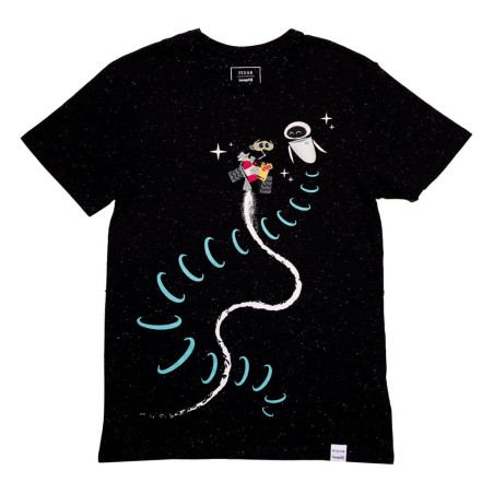 Pixar by Loungefly Tee T-Shirt Unisex Wall-E & Eve Size L | 0671803544086