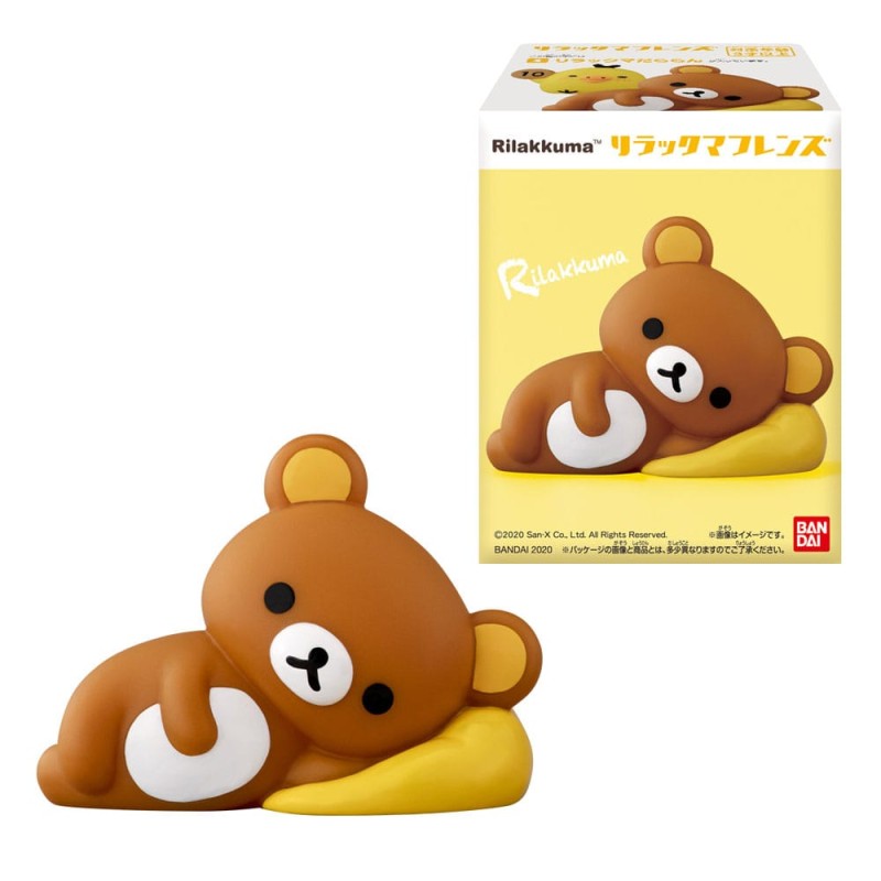 Rilakkuma Friends Soft Vinyl Figures 6 cm Wave 4 Display (12) | 4549660464532