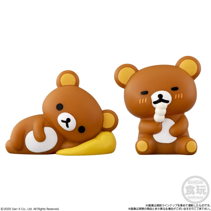 Rilakkuma Friends Soft Vinyl Figures 6 cm Wave 4 Display (12) | 4549660464532