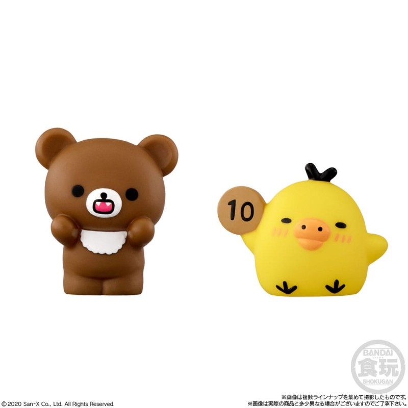 Rilakkuma Friends Soft Vinyl Figures 6 cm Wave 4 Display (12) | 4549660464532