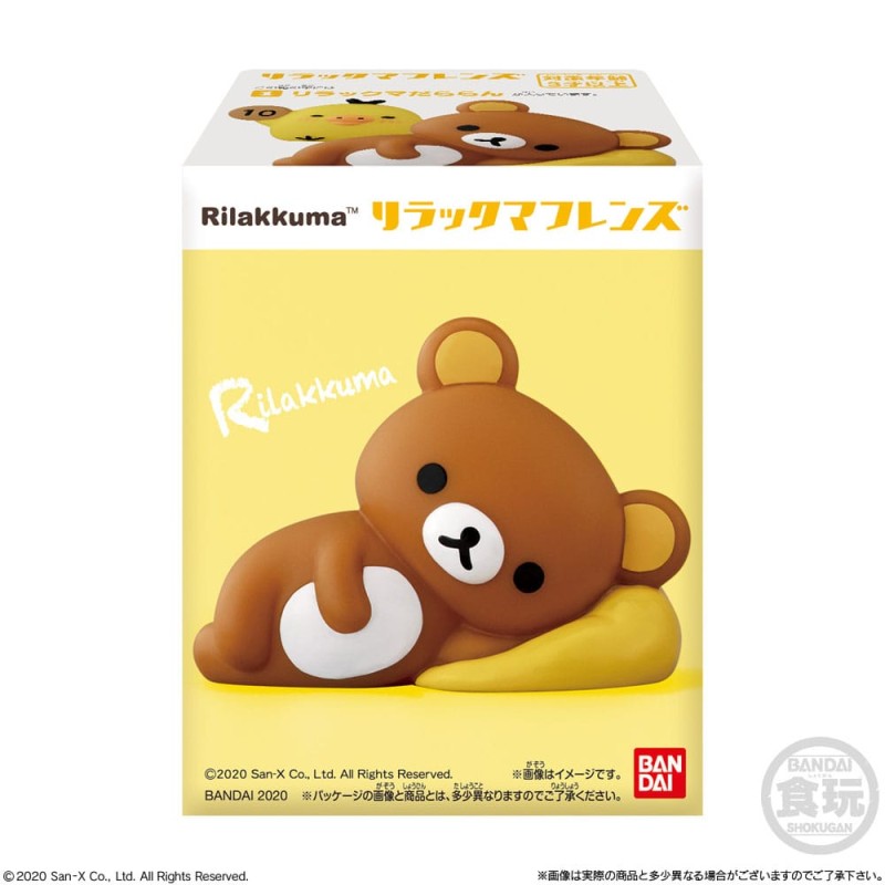 Rilakkuma Friends Soft Vinyl Figures 6 cm Wave 4 Display (12) | 4549660464532