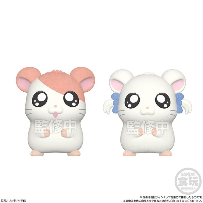 Hamtaro Flocked Mini-Figures 4 cm Display (8) | 4570117921063