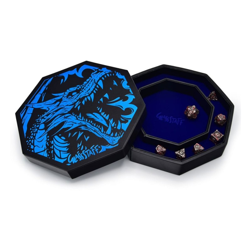 CritStones Arena Dice Tray Blue Dragon  | 8721008309118