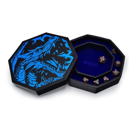 CritStones Arena Dice Tray Blue Dragon  | 8721008309118