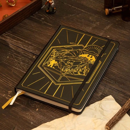 Dungeons & Dragons RPG Journal 5e Black | 8720726467568