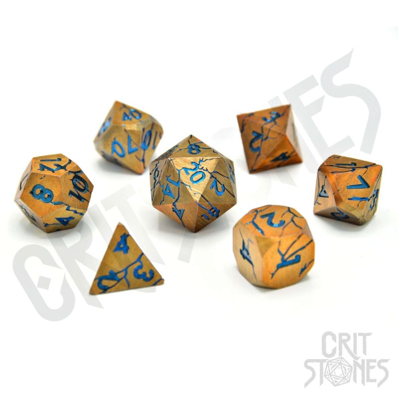 CritStones Metal Dice Set Sundered Spells (7) | 8721117600496