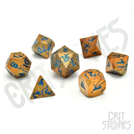 CritStones Metal Dice Set Sundered Spells (7) | 8721117600496