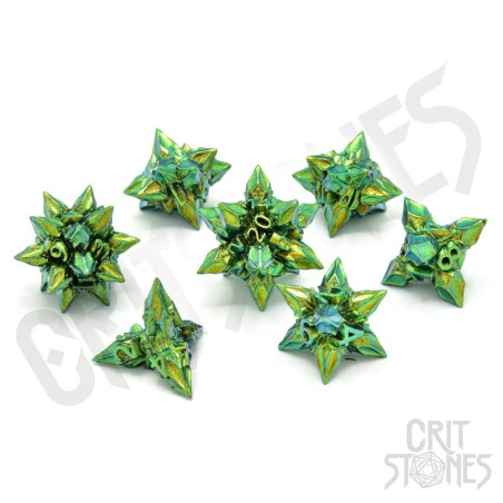 CritStones Metal Dice Set Unholy Bane (7) | 8721117601561