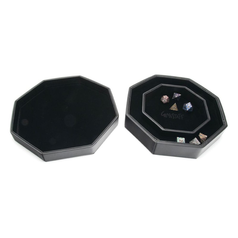 CritStones Arena Dice Tray Black Dragon (Yellow Lid) | 8721117601974