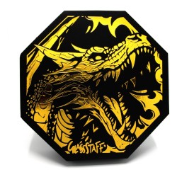CritStones Arena Dice Tray Black Dragon (Yellow Lid) | 8721117601974
