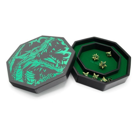 CritStones Arena Dice Tray Green Dragon  | 8721117601981