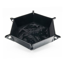 CritStones Plateau à dés pliant Dragon Skin Edition Black | 8721117602063