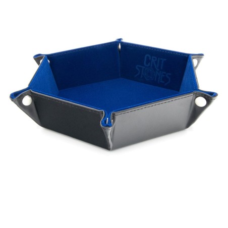 CritStones Folding Dice Tray Blue | 8721117602087