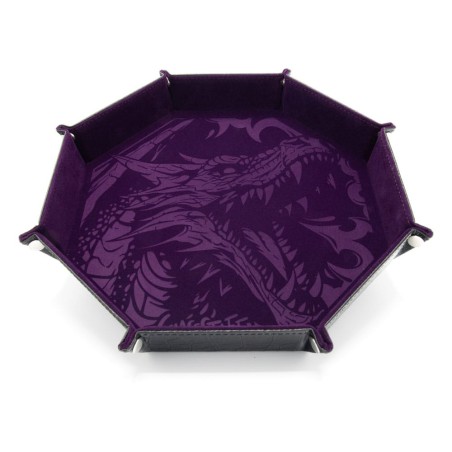 CritStones Folding Dice Tray Dragon Skin XL Edition Purple | 8721117602094