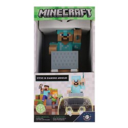 Minecraft Steve in Diamond Armour Cable Guys Controller Holder and Phone Stand 22cm | 5060525897252